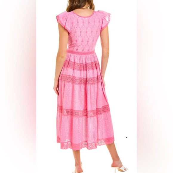 LoveShackFancy Abena Midi Dress - Picture 4 of 12